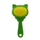 yashi Master brand wholesale girl likes 3D design cute cartoon cat hairbrush Children's hair brush cleaning brush