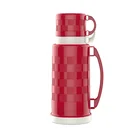 1.0L 1.8Liter vacuum flask high quality customized thermos glass inner plastico body termos vacuum bottle two cups