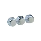 Stainless Nuts Customized High Quality Precision Stainless Steel White Zinc Plated Hex Special Nuts