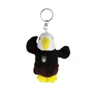 Customizing ornaments bird animals t shirt eagle toy plush keychain with elastic loop