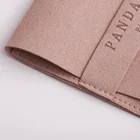 Jewelry Pouch PandaSew Elegant Dusty Pink Envelope Microfiber Jewelry Pouch With Custom Logo