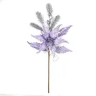 Decoration Flower Christmas Decoration Poinsettia Flower Ornaments Receptacles Glitter Baby Breath