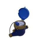 15 mm cold brass body inpulse output multi jet water meter