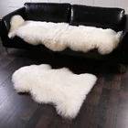 Soft Silky Smooth Shaggy Synthetic Fluffy Faux Fur Area Bedroom Rugs
