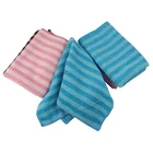 Towel 16" X 16" Super Absorption Microfiber Striped Towel Muti-colors Yoga Sport