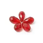 Wholesale Colorful Necklace Accessories Crystal Glass Bead 10*15MM Crystal Glass Drop Shape Bead