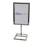 Custom Double Sided A Frame Sign Trade Show A3 A4 Size metal Poster Display Stand