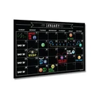 Fridge Magnetic Dry Erase Monthly Planner Whiteboard Calendar for Fridge