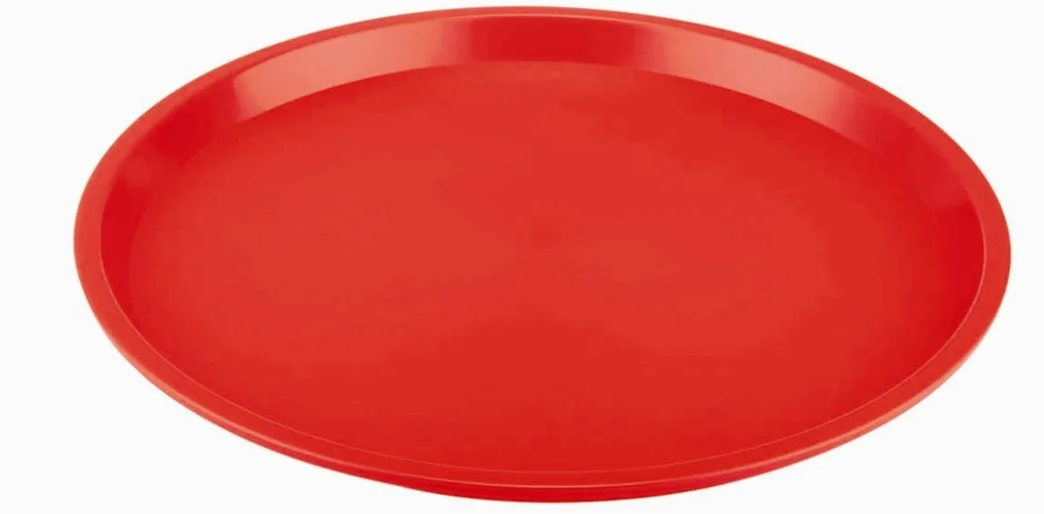 Plastic Nonslip Serving Colorful Rectangular Round Tray, View Tray, JD