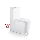 Bathroom p-trap s-trap gravity flush toilet equipments two piece water closet commode