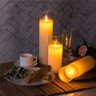 Manufacturer made good quality home decoration flameless pillar led candle