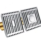 Anti-odor Brass Floor Drain Used In Bathroom