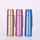 Stainless Steel double wall Vacuum Bottle Thermos Flask Bullet Shape Thermos Insulated Coffee Mug String holder