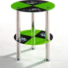 Luxury Round Glass Coffee Tables Furniture Living Room Furniture Acrylic Glasscoffee Table
