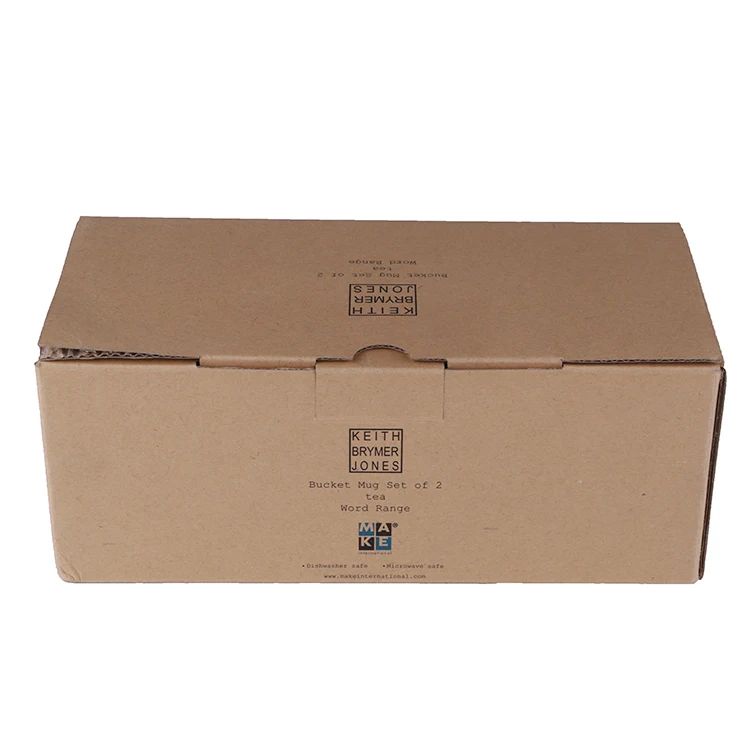 custom cardboard paper coffee cup mug packaging box with logo