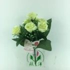 Wholesale artificial silk roses christmas flowers for wedding party decoration