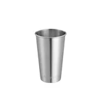 STACKABLE 18/8 Stainless Steel Pint Cup beer cup