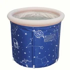 3 Layers Thickened Foldable Adult PVC Bathtub Plastic Bath Tub