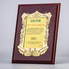 Low Cost Customize Blank Carved Trophy Wood Designs Wooden Plaque for Gift