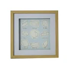Photo Wholesale Square PS Shadow Box Cardboard Photo Frame For Kitchen Breakfast Wall Art Sign