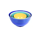 Break Resistant Dinnerware Melamine Round Dinner Set 4pcs Plastic Mixing Bowls