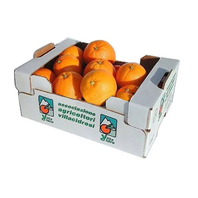perforated carton box for fruit packaging corrugated paper
