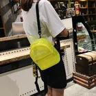 New Version New Transparent Version Of Casual Shoulder Bag Fashion Backpack/backpack Women