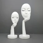 Crafts Resin Crafts Cartoon Creative Character Thinker Customized Face Decoration Resin Crafts For Office