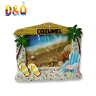 World travel gift custom Cozumel island souvenir Mexico photo frame