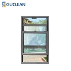 Hurricane proof impact sliding vertical windows for house