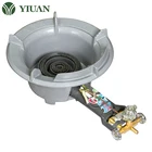 High quality double rings gas stove high pressure gas cooker home and business manual ignition