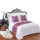 Wholesale 100% cotton white woven king star hotel bed sheet on sale from Guangzhou China