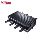 Raclette Griddle Machine Melt Cheese And Grill Meat Vegetables At Once Beef Party BBQ Grill