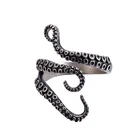 Titanium Rings Wholesale Fashionable China Trendy Retro Versatile Logo Octopus Titanium Rings