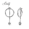 Destiny Jewellery fashion jewelry making supplier, women hoop earring with crystals from swarovski