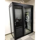 Cabin Outdoor Customized Kiosk Smoking Cabin For Easy And Fast Installation