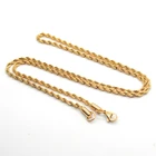 316 stainless steel titanium steel jewelry thick twist necklace chain