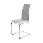 Modern design metal chrome leg PU leather Luxury dining chair TY077-3