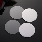 Flat Glass OEM Custom Flat Square 0.5mm Thick 33mm Round Sapphire Crystal Glass