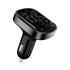 C21 Factory hot sales modern design usb car kit bluetooth mp3 player with fm transmitter 3.1A car charger