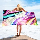 Hot Towel Unique Abstract Hot Sale Beach Cushion Swimming Personalized Sand Free Quick Dry Microfiber Beach Towel