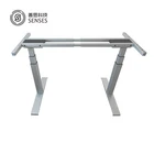 Three-stage square shape lifting column computer stand up desk for sit stand desk adjustable electric height table