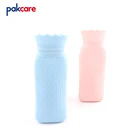 2020 Fashion Factory Supply Silicone Hot Water Bag Silicone hot water Bottle warmer hand With Knitted Cover