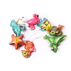 5 Inch Mini Automatic Self Inflatable Balloon Children Kids Birthday Party Decoration animal Shape Foil Balloon For Celemony