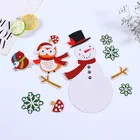 China factory Custom Promotional Art Paper Christmas Fridge Magnet