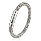 Party Jewellery Bangle Simple Titanium Steel Woman Jewellery Bracelet Magnetic Men Jewelry Bangle