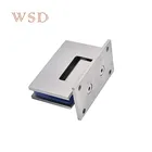 Glass Shower Door Hinge Hardware Fitting 90 Degree Wall to Glass Shower Hinge