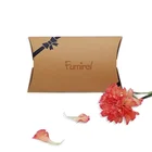 Hair Extension Packaging Foldable Hair Extension Pillow Box/Hair Extension Box Packaging Paper Box with CMYK Printing