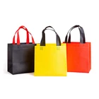 Custom recyclable ecological non woven tote bag grocery shopping bag