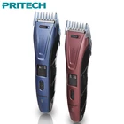 PRITECH Professional Rechargeable Electric IPX5 Washable Head Men'S Hair Clipper Trimmer Set